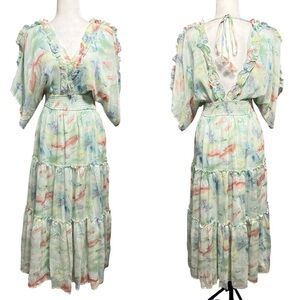 🆕 STORIA Water Paint Strokes Maxi Dress